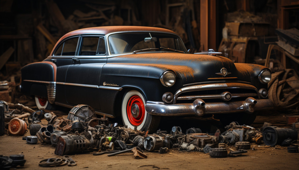 Recupero e uso dei ricambi auto vintage
